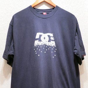 DC Vintage Skate T-Shirt, Large, Navy Blue